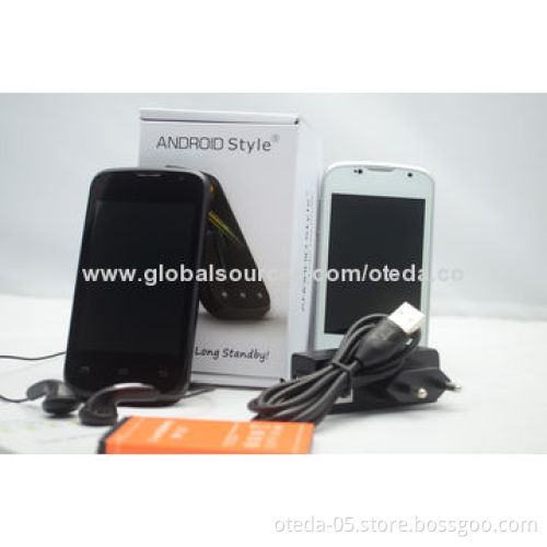 3G Google's Android Phones, 3.5-inch IPS LCD, MTK6575M 1GHz CPU, Support NFC/Analog TV, Option